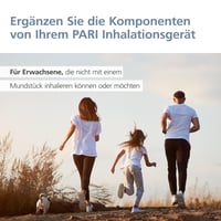 Mască de inhalare moale pentru adulți PARI Boy - Cu stabilizator de mască, transparentă - Mască pentru nebulizator pentru adulți - Accesoriu PARI Boy 2