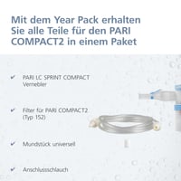 PARI COMPACT2 Year Pack – Ročná súprava na výmenu rozprašovača 4