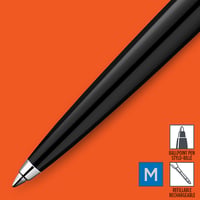 Guľôčkové pero Parker Jotter Originals klasické čierne so stredným hrotom a modrým atramentom 2