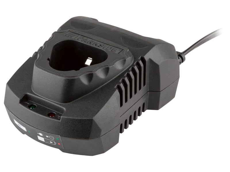 Încărcător acumulator Parkside PLGK 12 A2 12V 2,4A pentru seria X12V Team Black