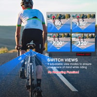 PARKVISION kerékpár tolatókamera készlet HD 1080P éjjellátóval, 10000 mAh, 16-38 mm kormányra 2