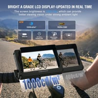 PARKVISION Kerékpár Visszapillantó Tükör 4.3" Monitor 1080P Éjszakai Látással 2