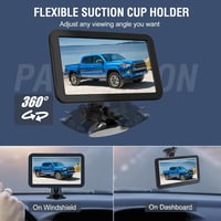 PARKVISION Tolatókamera éjjellátóval, 7 hüvelykes LCD monitor, 12V-24V, lakóautó, lakókocsi, teherautó 8
