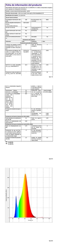 Parlat LED rasvjeta za radnu ploču RIGEL, 87 cm, 10,4 W, 1002 lm, toplo bijela, s utikačem 8