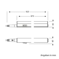 Parlat LED rasvjeta za radnu ploču RIGEL, 87 cm, 10,4 W, 1002 lm, toplo bijela, s utikačem 6