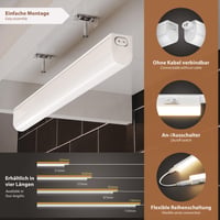 Parlat LED rasvjeta za radnu ploču RIGEL, 87 cm, 10,4 W, 1002 lm, toplo bijela, s utikačem 2