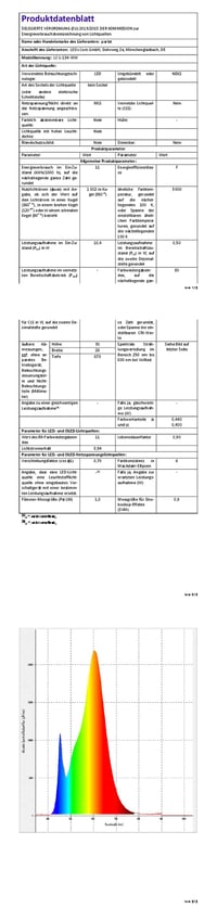Parlat LED rasvjeta za radnu ploču RIGEL, 87 cm, 10,4 W, 1002 lm, toplo bijela, s utikačem 7
