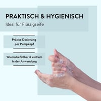 PARSA Beauty Szappanadagoló Fekete - Folyékony Szappan Diszpenzér Gumibevonattal 4