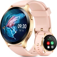 Parsonver okosóra hívásfunkcióval 1,43" HD érintőképernyő IP68 fitness tracker - rozéarany 1