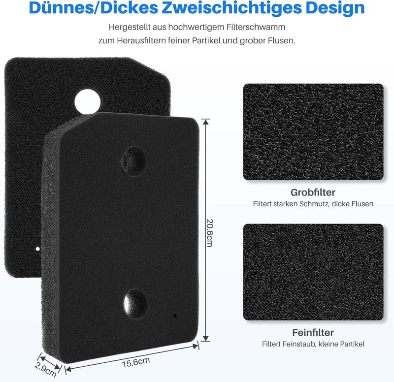 PARTSEE Miele T1 szárítógép szűrő 207x157x30mm habszivacs 3db