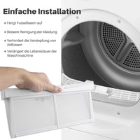 PARTSEE Szöszszűrő Bosch Siemens 652184 Neff Balay szárítógéphez 4