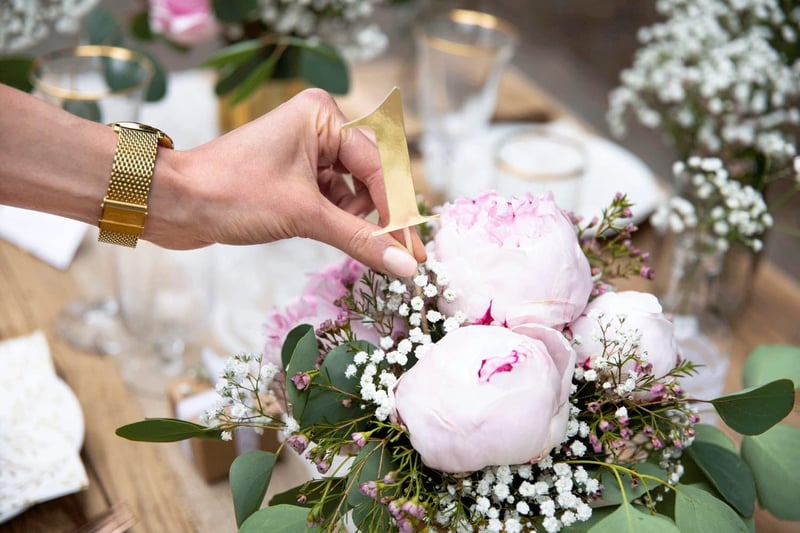 PartyDeco Asztalszámok 26 cm 11 db Arany Tortadísz Esküvő Születésnap - Gold, Gold
