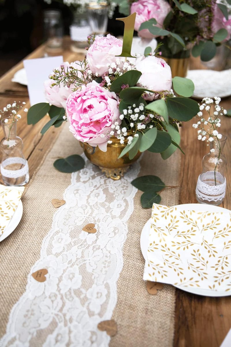 PartyDeco Asztalszámok 26 cm 11 db Arany Tortadísz Esküvő Születésnap - Gold, Gold
