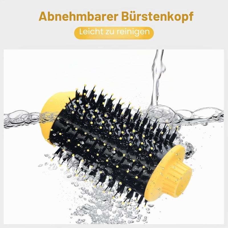 Parwin Pro Beauty 4az1-ben Hajszárító Kefe Készlet Ionos Technológiával Sárga