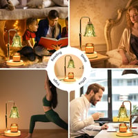 Paryou Gyertyamelegítő Lámpa Időzítővel Állítható Magassággal Dimmer Funkcióval 5