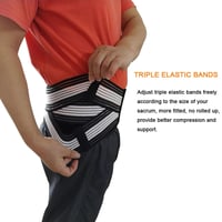 Paskyee Sciatica Belt - Hátfájás és Isiász Támogató Öv Férfiaknak és Nőknek 3