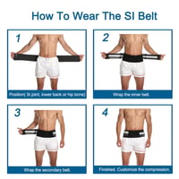 Paskyee Sciatica Belt - Hátfájás és Isiász Támogató Öv Férfiaknak és Nőknek 6