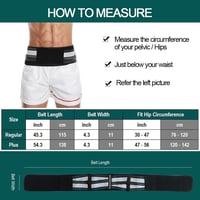 Paskyee Sciatica Belt - Hátfájás és Isiász Támogató Öv Férfiaknak és Nőknek 5