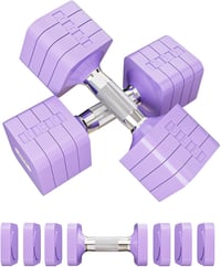 Passer 10 kg Állítható Súlyzó Szett, 4 az 1-ben Edzéshez Otthon és Edzőteremben 1