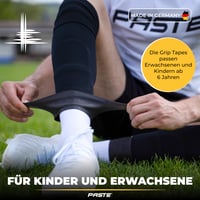 Suport din silicon pentru apărători de tibie – Pentru bărbați, femei și copii, negru – Fixare pentru șosete de fotbal, bandă aderentă, protecție pentru gleznă 7