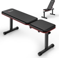 PASYOU Állítható Edzőpad 5 Pozícióval - Fekete Acél Súlyzópad Otthoni és Edzőtermi Használatra, 300 kg Teherbírással 1