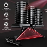 PASYOU Állítható Súlypad 90 Fokos Edzőpad Inklinációs Pad Gyorsan Összecsukható 400 kg Terhelhetőség 3