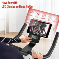 PASYOU Mágneses Ellenállású Szobakerékpár LCD Kijelzővel, 150 kg Terhelhetőség 4