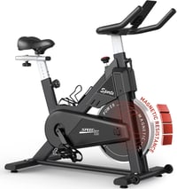 PASYOU Mágneses Ellenállású Szobakerékpár LCD Kijelzővel, 150 kg Terhelhetőség 1