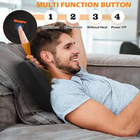 PAT JUUMG Shiatsu masszázspárna hőfunkcióval, nyak és váll masszírozó 3D forgó funkcióval 2