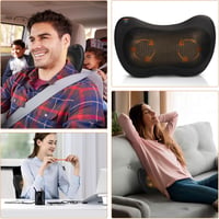 PAT JUUMG Shiatsu Elektromos Masszázspárna Fűtéssel 3D Forgás Nyak Váll Masszírozó 5