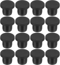 PATIKIL 11 mm-es Fekete Gumi Dugók - 16 db Szilikon Tömítődugó 10-11 mm-es Furatokhoz 1