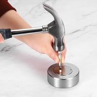 PATIKIL 123 db edzett acél munkapad blokk 30 x 50 x 10 mm, lyukak nélküli téglalap fém munkapadlapon használható 4
