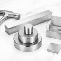 PATIKIL 123 db edzett acél munkapad blokk 30 x 50 x 10 mm, lyukak nélküli téglalap fém munkapadlapon használható 5