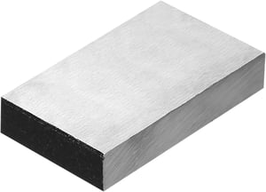 PATIKIL 123 db edzett acél munkapad blokk 30 x 50 x 10 mm, lyukak nélküli téglalap fém munkapadlapon használható
