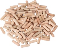 PATIKIL 150 db 6x20 mm hornyolt fa dübel készlet bútor és kézműves projektekhez 1