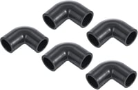 PATIKIL 16mm UPVC csőcsatlakozó 90 fokos szög adapter 5 darab szürke 1
