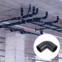 PATIKIL 16mm UPVC csőcsatlakozó 90 fokos szög adapter 5 darab szürke 5