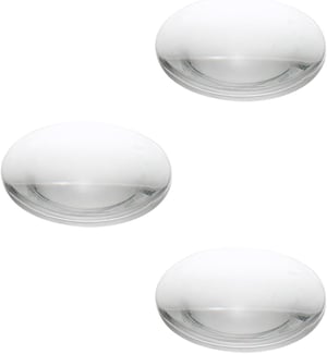 PATIKIL ravna konveksna leća, akril, promjer 48 mm - prozirna - 3 kom.