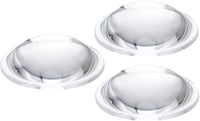 PATIKIL 48mm domború lencse szett 3db PMMA akril LED optikai kondenzátor lámpa fényszóróhoz 1
