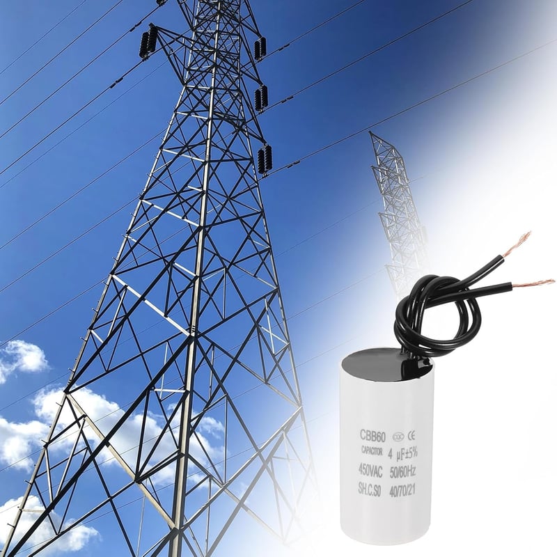 PATIKIL 4uF CBB60 Indítókondenzátor 450V 50/60Hz Kompresszor Szivattyú