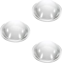 PATIKIL 52mm Domború Lencse 3db Akril LED Optika Fényszóró Lámpa 1