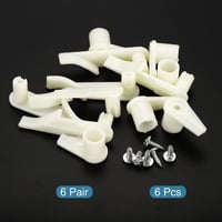 PATIKIL 6 darabos mennyezeti lámpaernyő rögzítő klip fehér ABS műanyag 3,5 mm 3