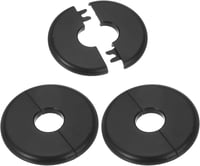 PATIKIL Csőfedő Rozetta 23,5mm Öntapadós Fekete 3db Vízcsatorna Dekoráció 1