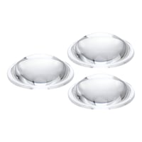PATIKIL ravna konveksna kondenzatorska leća, promjer 48 mm, visina 14 mm, PMMA akril, 3 komada - prozirna 1