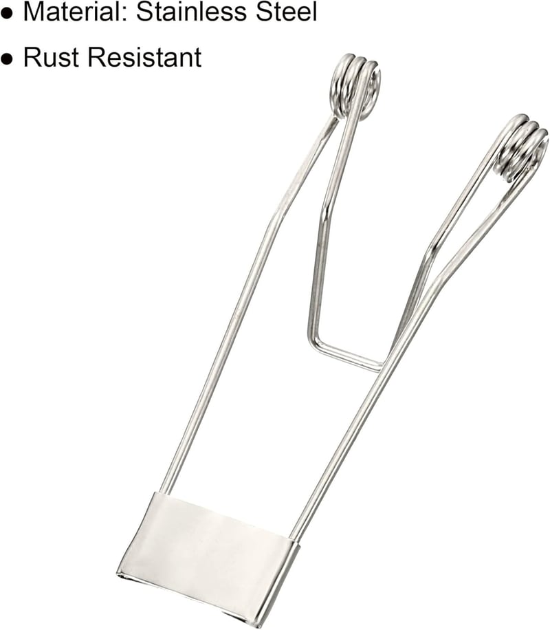 PATIKIL LED Fejlámpa Rögzítő Klip 60x22mm 10db Tavaszi Bilincs