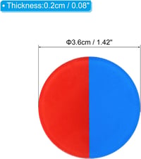 PATIKIL Öntapadós Meleg-Hideg Víz Matrica 6 db Kék-Piros Csap Konyha Fürdőszoba 2