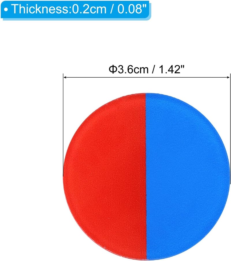 PATIKIL Öntapadós Meleg-Hideg Víz Matrica 6 db Kék-Piros Csap Konyha Fürdőszoba