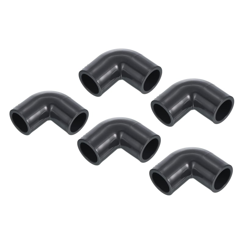 UPVC koleno 90°, 16 mm – sivé – 5 ks