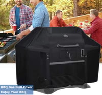 PATIO PLUS Vízálló BBQ Grill Takaró 420D Oxford 183x66x130cm Fekete 2