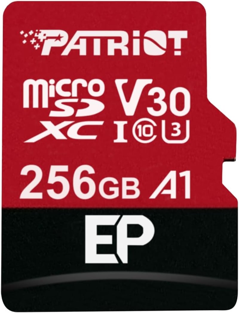 Patriot Memory microSD SDXC kártya Android telefonokhoz és tabletekhez 4K videóhoz - 256 GB